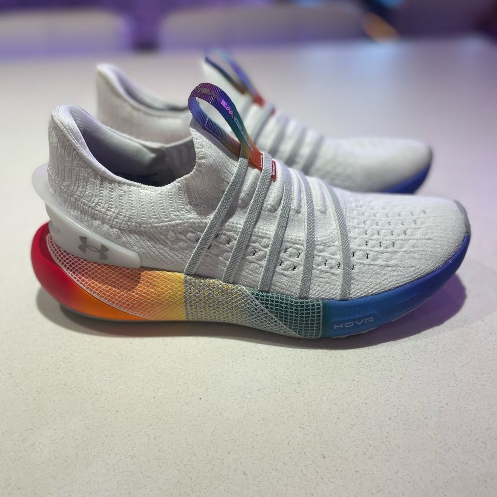 Unisex UA HOVR™ Phantom 3 Slip Pride Shoes- WORN OUTSIDE 1 TIME